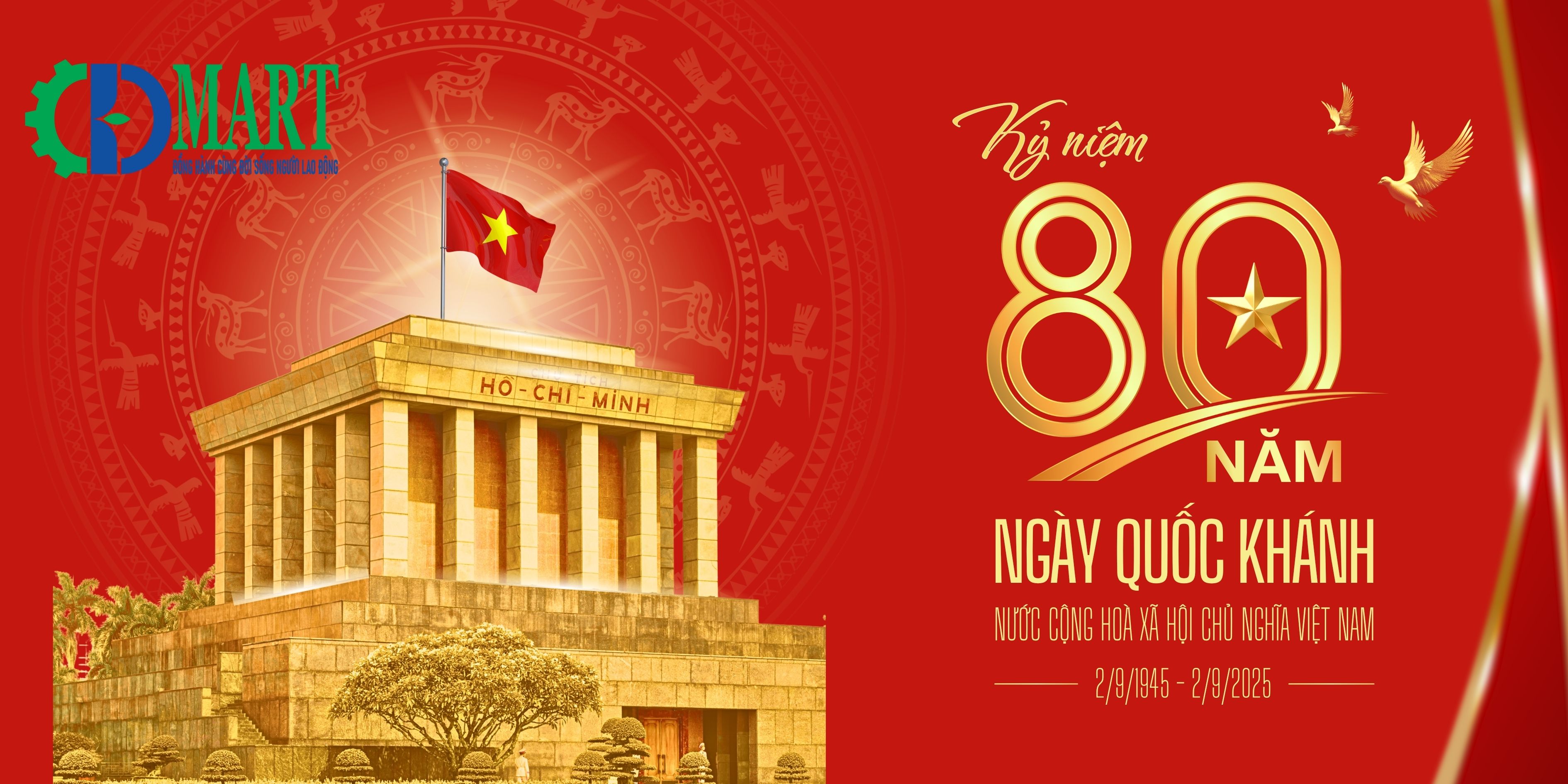 CHÀO MỪNG KỶ NIỆM 80 NĂM NGÀY QUỐC KHÁNH 2/9